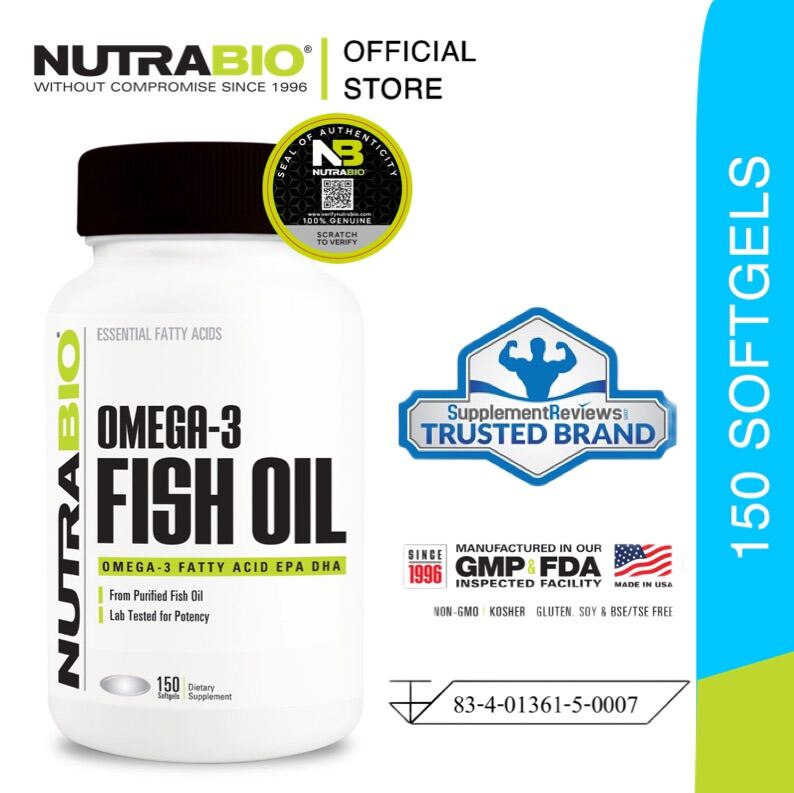 Nutra Bio Omega 3 Fish Oil