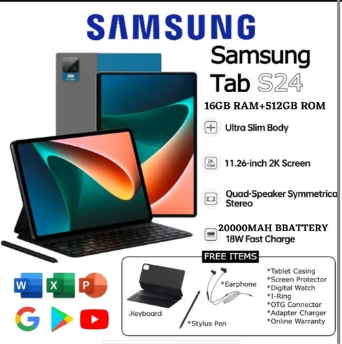 🔥ซื้อ 1 ฟรี 9 รายการ🔥 ซื้อ 1 ฟรี 9 รายการ Samsung Tablet PC S Pro แท็บเล็ต 11 Inch Android 11.0 16GB RAM 512GB ROM สองซิม 4G/5G LTE รองรับซิมการ์ดทุกเครื่อข่าย