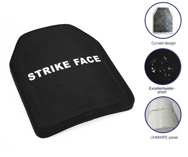 UNIONTAC NIJ IV Ballistic Plates 11"*14" big Size Armor 7.62 Plate Ceramic Bulletproof Panels level 4 stand alone plate with test report for tactical vest. 