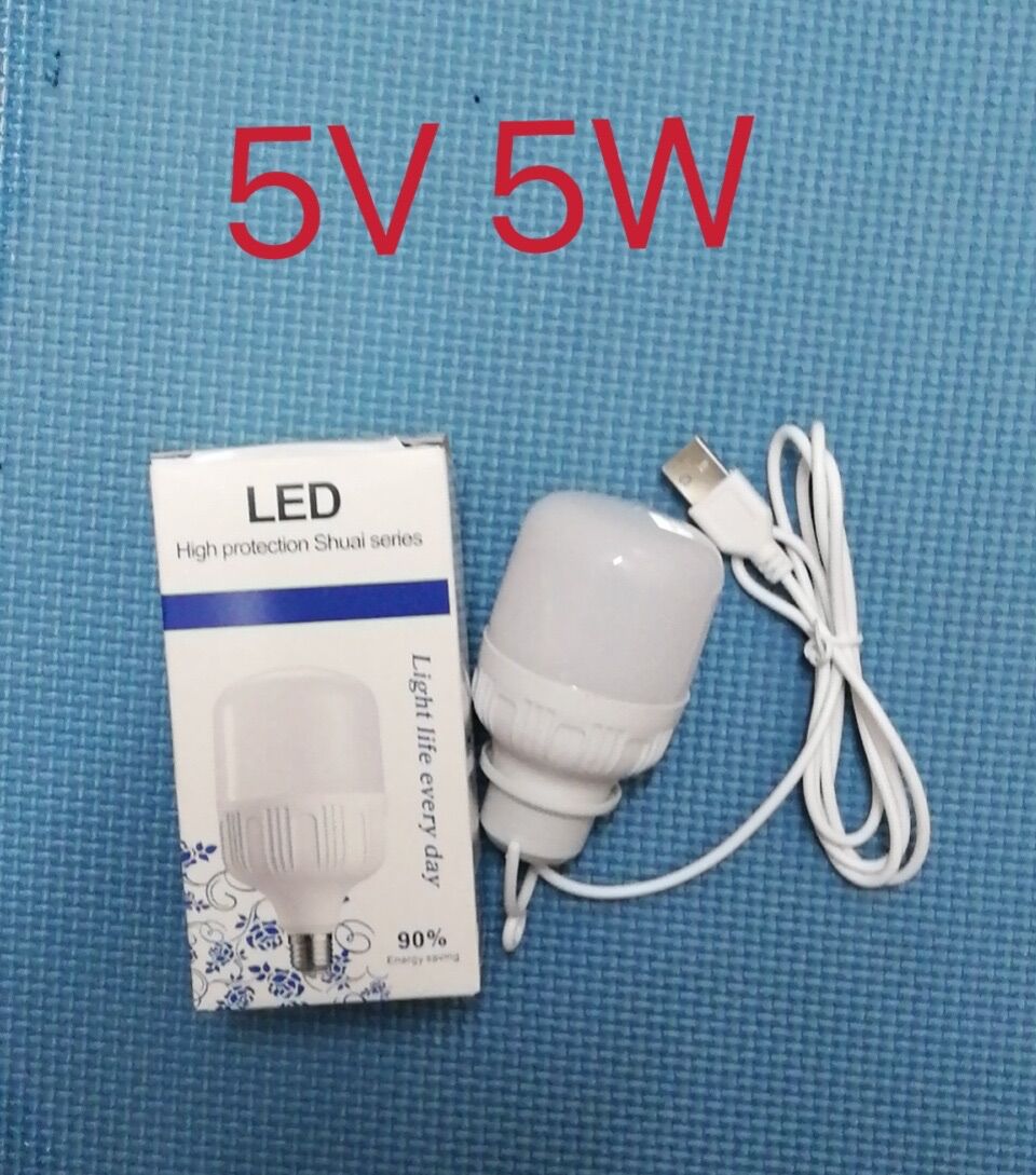 หลอดไฟLED ไฟ5Vพร้อมสายUSBยาว80cmแสงสีขาว ราคา 48 บาท*ส่งฟรี