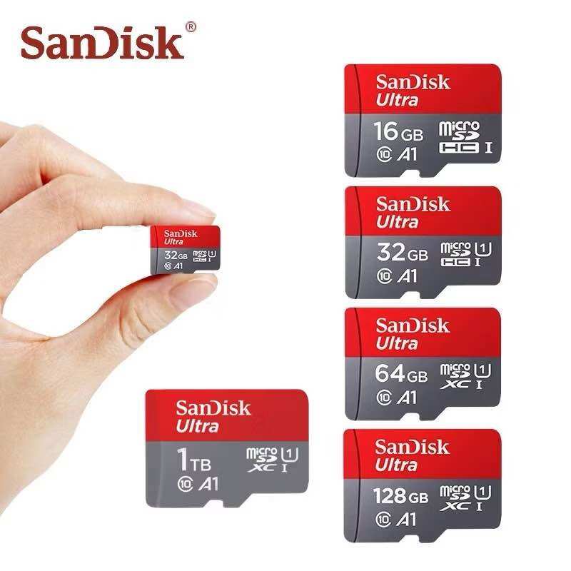 การ์ดหน่วยความจํา Micro SD 512GB 256GB 128GB 64GB 32GB 16GB C10 A1 สําหรับโทรศัพท์มือถือ 1TB ราคา 39 บาท*ส่งฟรี