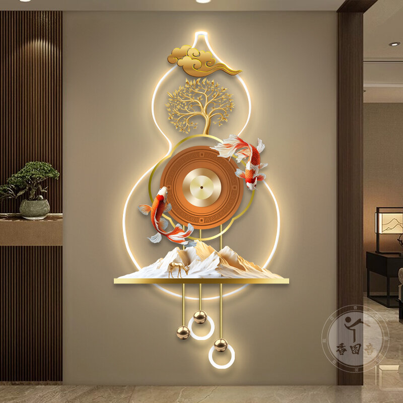 [XIANGTUYIN | New Chinese Style Gourd LED Wall Art for Entryway,XIANGTUYIN | New Chinese Style Gourd LED Wall Art for Entryway,] ราคา 5,494 บาท*ส่งฟรี