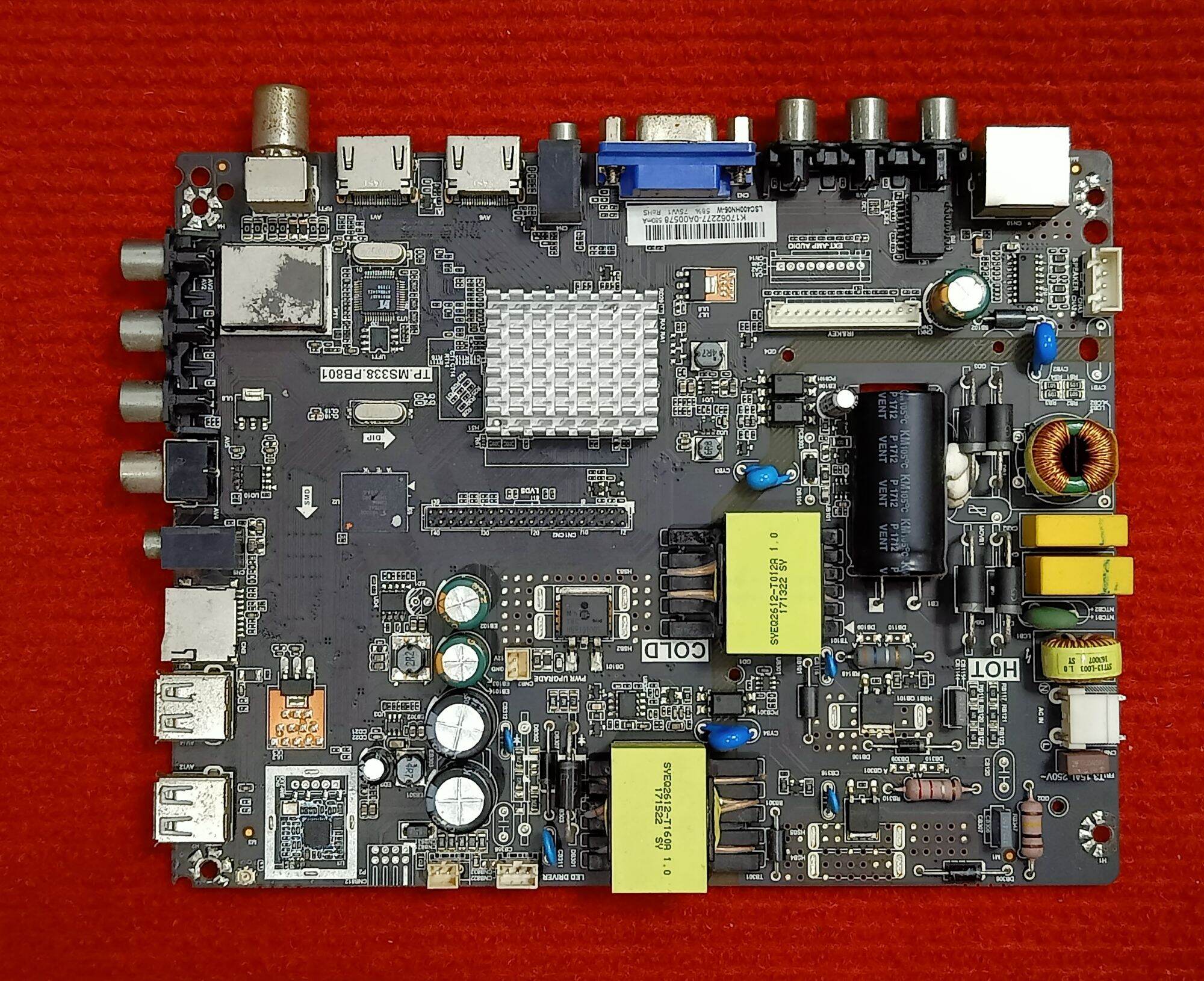 เมนบอร์ดทีวี ALTRON 4005 พาส.TP.MS338.PB801 อะไหล่แท้ของถอดมือสองผ่านการทดสอบแล้ว ราคา 840 บาท*ส่งฟรี