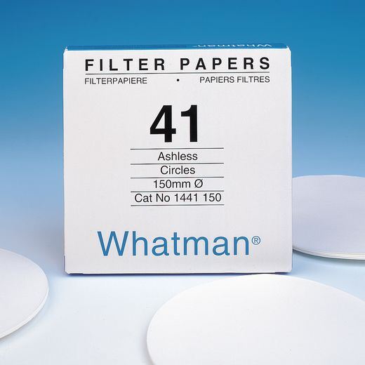 กระดาษกรอง เบอร์ 41 (FILTER PAPER GRADE 41) WHATMAN ทเวนตี้โฟร์แล็บ