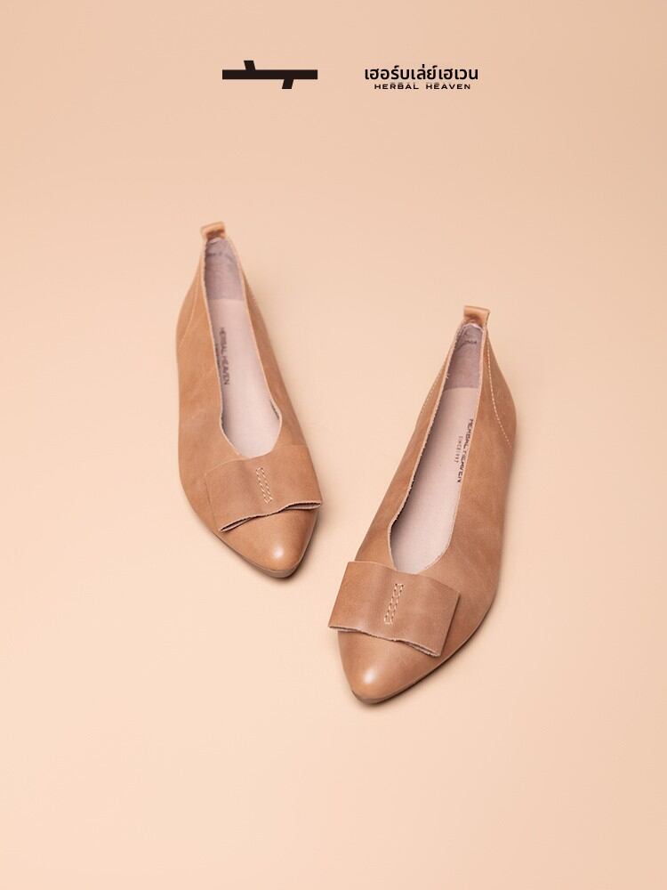 HERBAL HEAVEN | Shallow Soft Sole Comfortable Women's Single Shoes - ยี่ห้อ HERBAL HEAVEN ราคา 3,770 บาท*ส่งฟรี