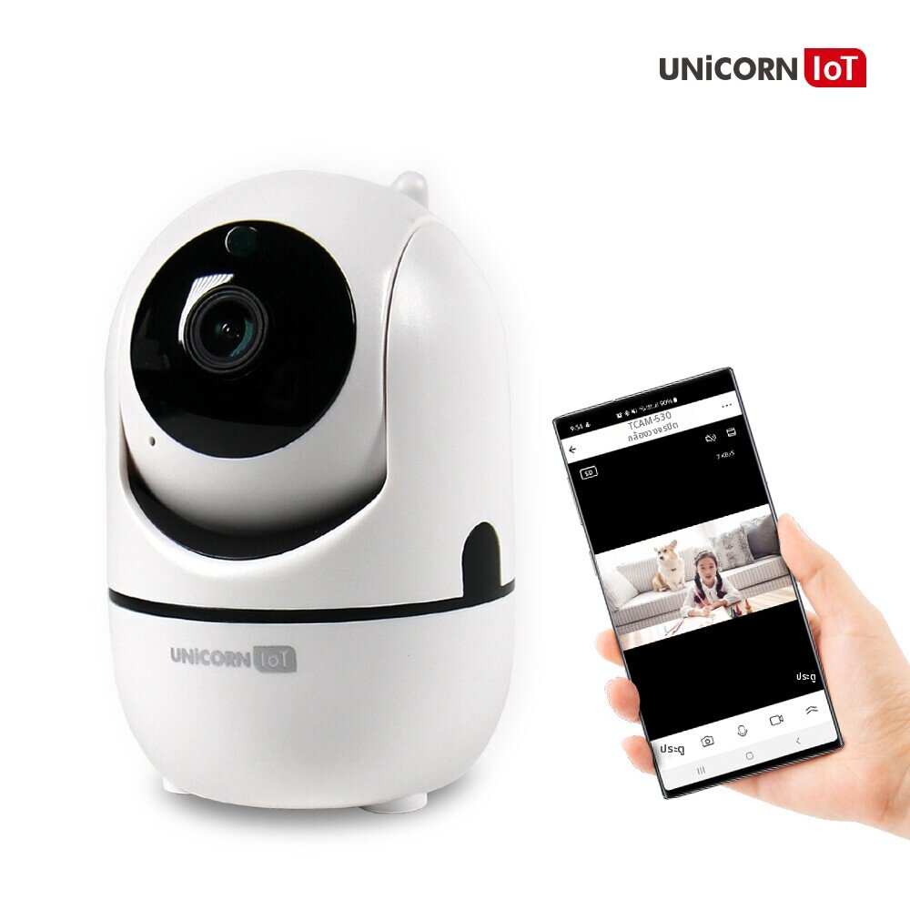 UNICORN | Unicorn Iot 3Mp Cctv Wireless Security Ip Camera Ultra-High Definition Home Cam with Mount Tcam-S30 ราคา 1,513 บาท*ส่งฟรี