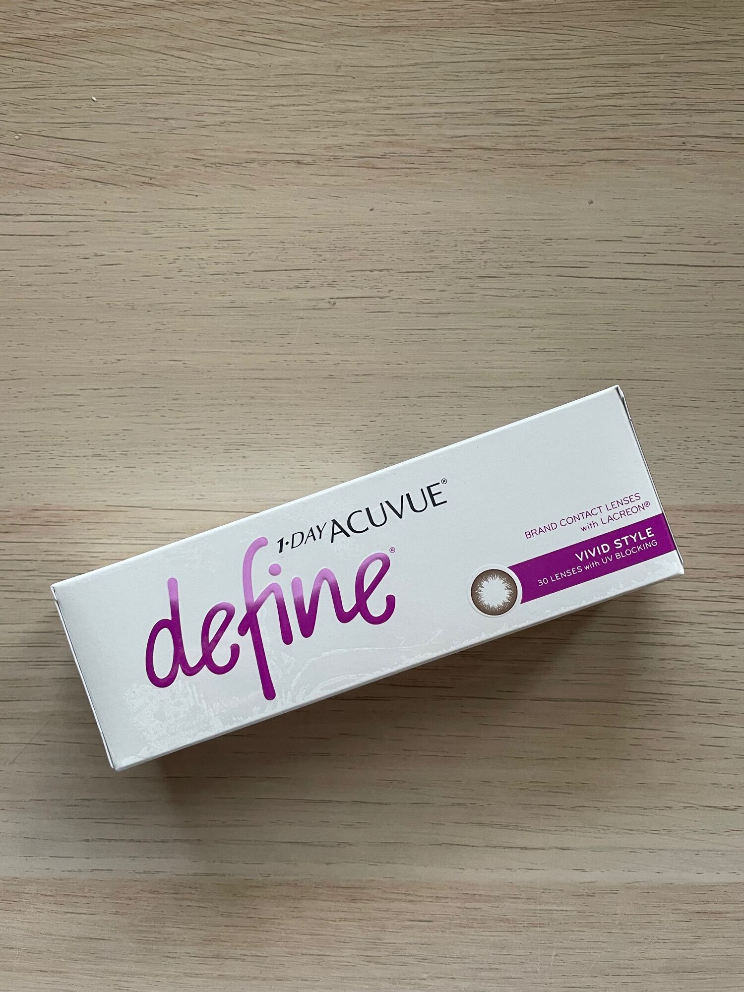 1 Day Acuvue Define - Vivid style (-1.50)