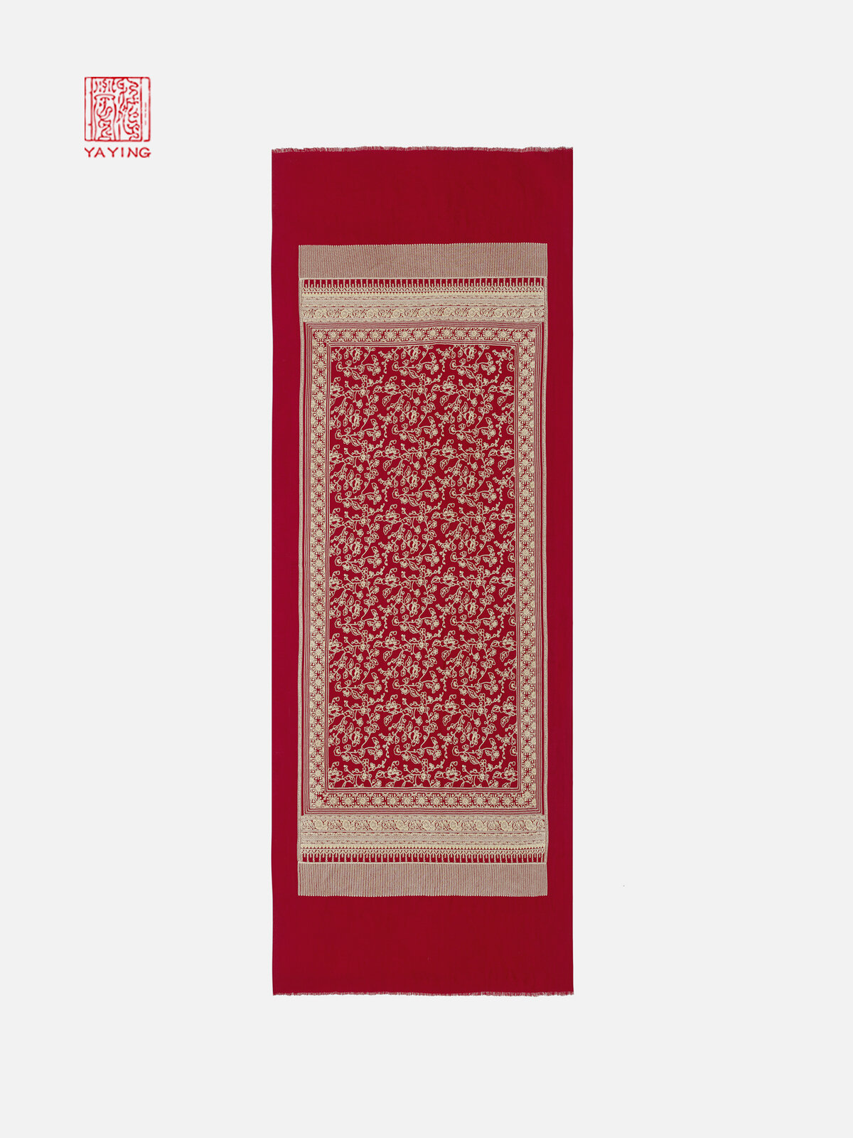 EP YAYING | Cashmere Wool Blend Embroidered Scarf ราคา 20,772 บาท*ส่งฟรี