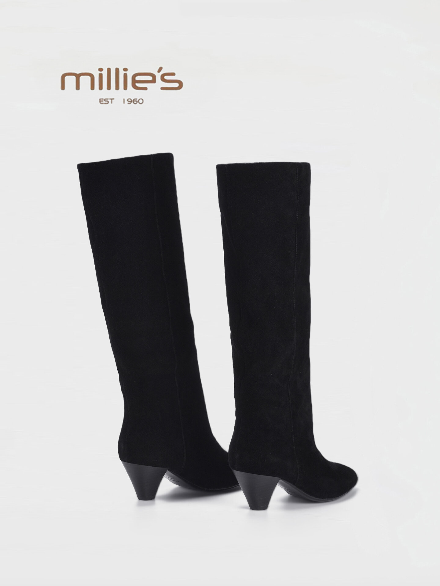 MILLIE'S | Fashionable Warm Slimming Long Boots Women Autumn Winter ราคา 8,618 บาท*ส่งฟรี
