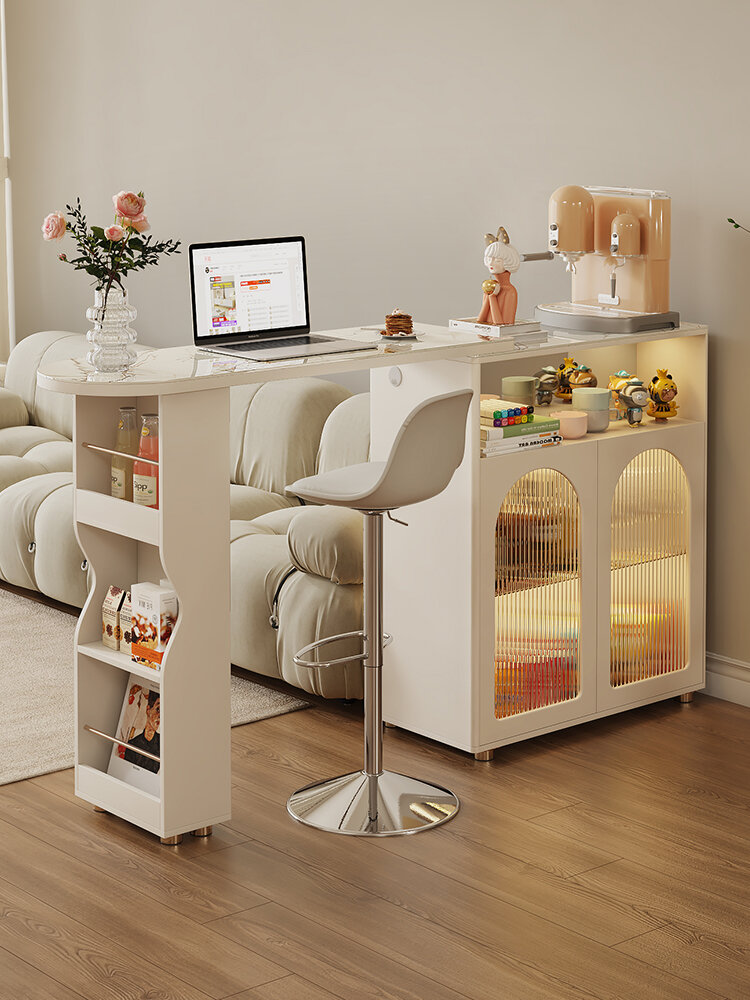 HETU | Cream Colored Adjustable Bar Partition Cabinet Multi-purpose ราคา 65,432 บาท*ส่งฟรี