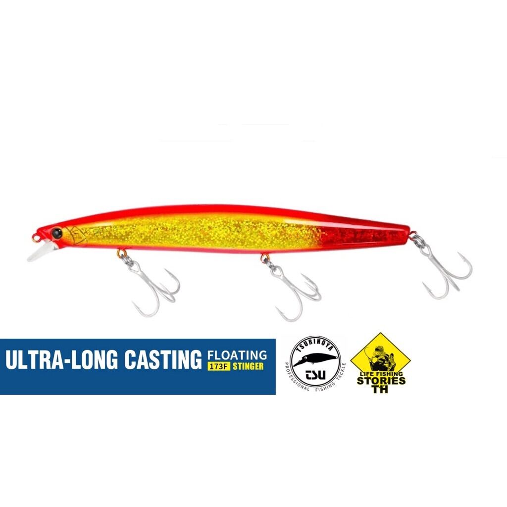 Baits Lures TSURINOYA 173F Ultralong Casting Floating Minnow 173mm 681in  375g Saltwater Fishing Lure STINGER Artificial Large H2841524 From Ekvz,  $20.35