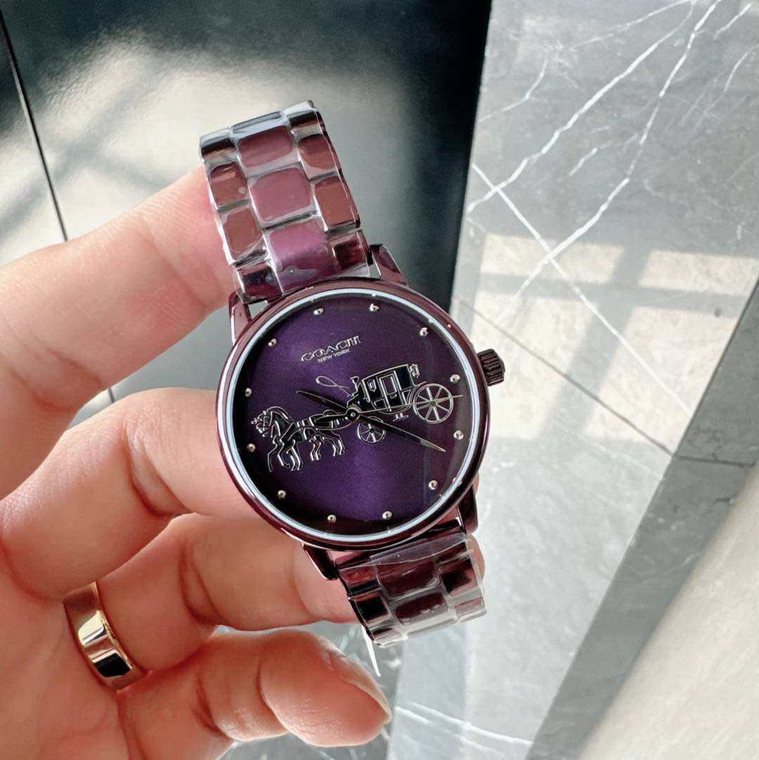 14502923 Coach Analog Business Grand Ladies Watch 36 mm. Lazada .th