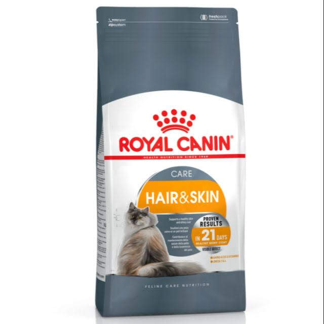royal Canin Hair & Skin โรยัลคานิน อาหารแมว บำรุงผิว บำรุงขน สำหรับแมวอายุ 1 ปีขึ้นไป ขนาด 4 kg ราคา 1,550 บาท*ส่งฟรี