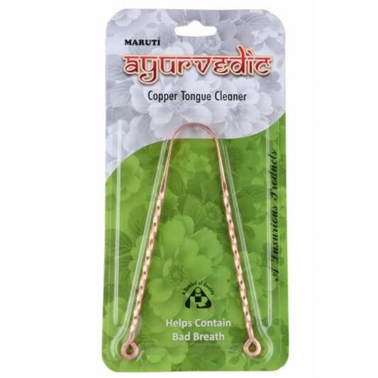 Copper tongue scraper AYURVEDIC PURE COPPER 100 Lazada.co.th
