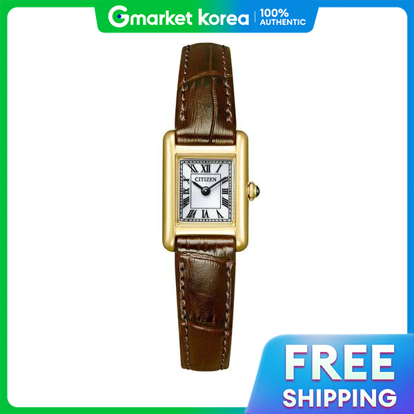 Citizen | Citizen Eg2797-13A Square Women's Leather Watch ราคา 8,719 บาท*ส่งฟรี