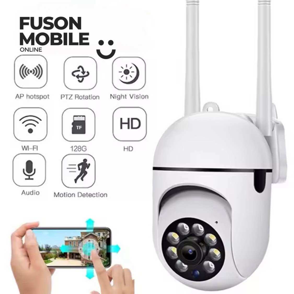 Xaomi กล้องวงจรปิดCCTV V380 Pro กล้องวงจรปิด360 wifi 1080P กันน้ํา เสียงสองทาง Infrared night vision การตรวจจับการเคลื่อนไหว กล้องวงจรปิดระยะไกล 360°PTZ Control with Alarm 5MP Outdoor Indoor IP Securety Camera ราคา 258 บาท*ส่งฟรี