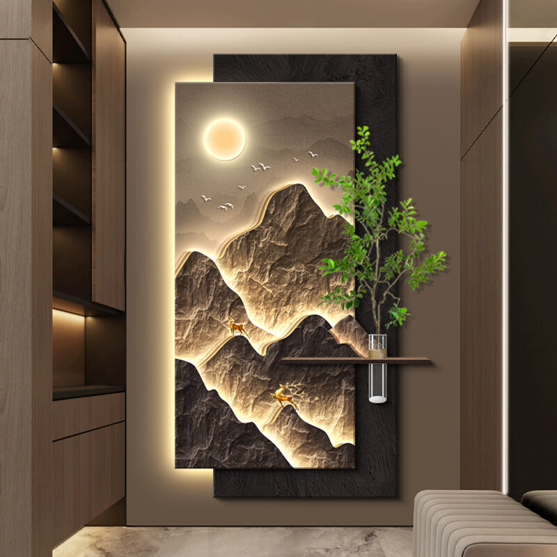 XIANGTUYIN | Mountain and Hydroponic Plants Decorative Mural ราคา 5,537 บาท*ส่งฟรี
