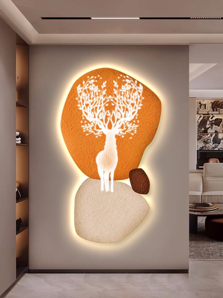 [XIANGTUYIN | Modern Luxury Wall Art with Light,XIANGTUYIN | Modern Luxury Wall Art with Light,] ราคา 3,145 บาท*ส่งฟรี