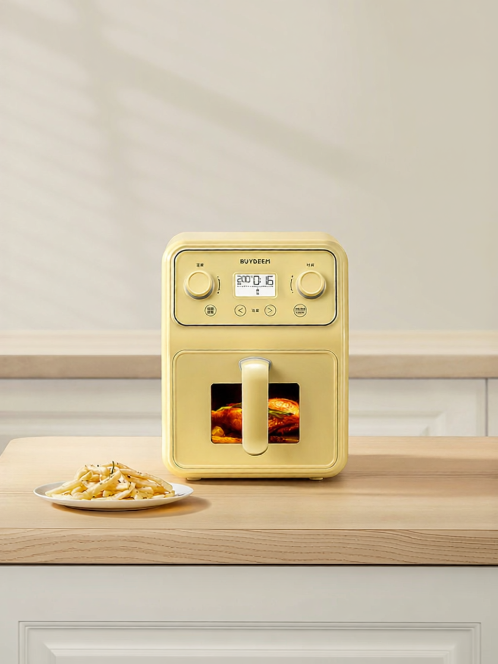 BUYDEEM | Smart Multi-function Large Capacity Visual Air Fryer with Metal Interior ราคา 15,185 บาท*ส่งฟรี