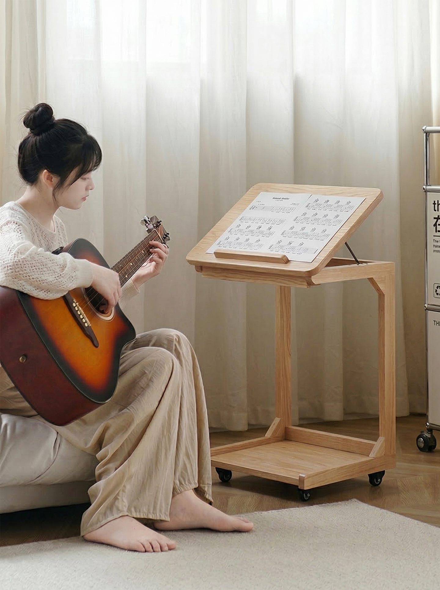 ZHUOHE | Home Adjustable Solid Wood Music Stand ราคา 2,848 บาท*ส่งฟรี