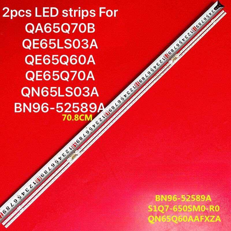 Samsung65 2pcs LED strips For QA65Q70B QE65LS03A QE65Q60A QE65Q70A QN65LS03A BN96-52589A ราคา 899 บาท*ส่งฟรี