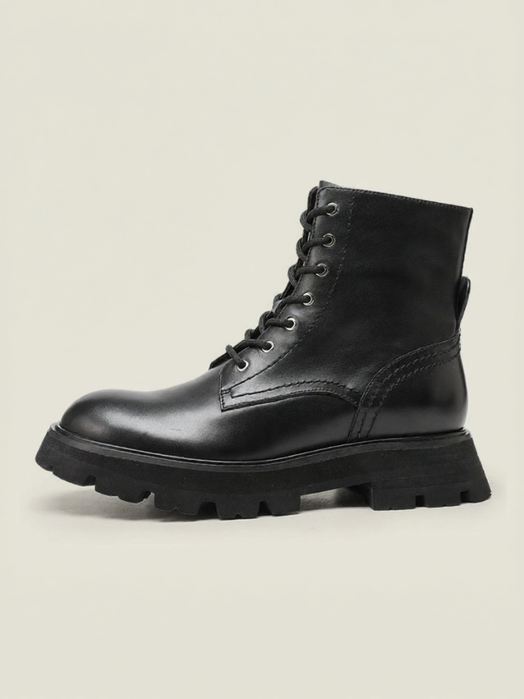 Zero | Winter Thick-Soled Work Boots Fashionable British Style ราคา 8,208 บาท*ส่งฟรี