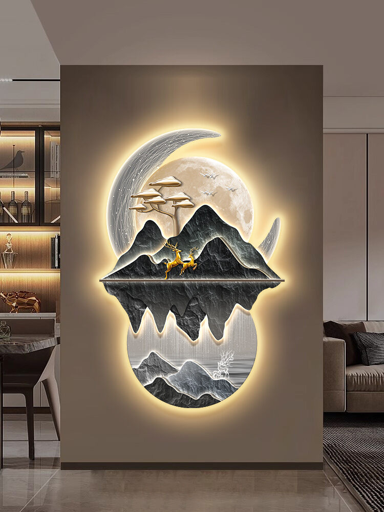 XIANGTUYIN | Luxury LED Wall Art Landscape Painting ราคา 3,321 บาท*ส่งฟรี