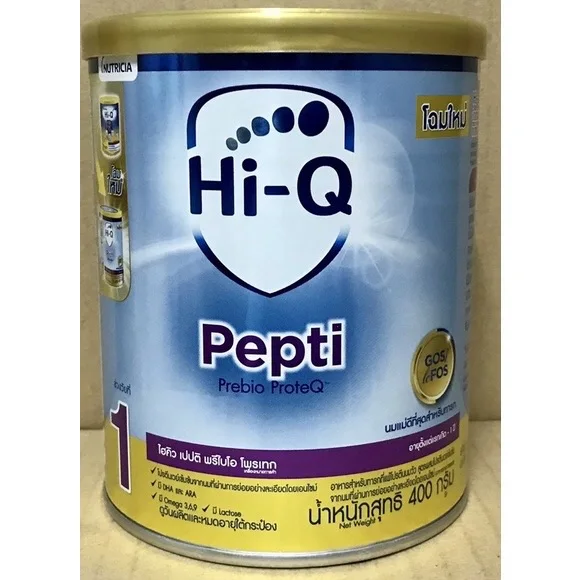 Hi-Q Pepti Prebio Proteq 400 g x 6 กระป๋อง โฉมใหม่( Hi Q เปปติ ยกลัง)