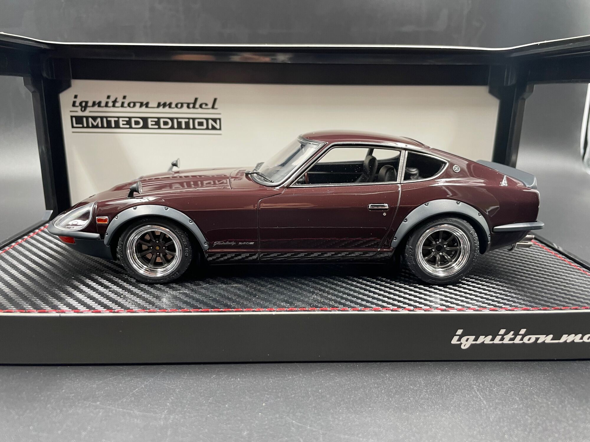 Ignition Model IG2454 1:18 Nissan Fairlady 240ZG (HS30) Maroon