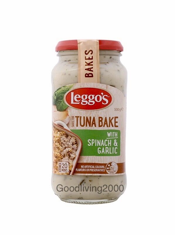 (Free shipping) Leggo's Tuna Bake with Spinach & Garlic 500 g เลกโกส์