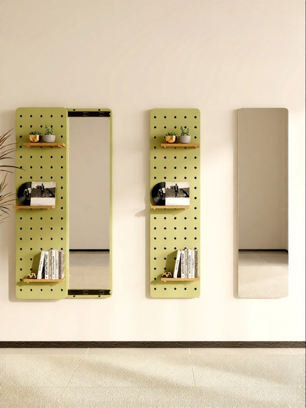 BEIQIVI | Integrated Hole Board Sliding Full Body Mirror for Home Use ราคา 6,399 บาท*ส่งฟรี
