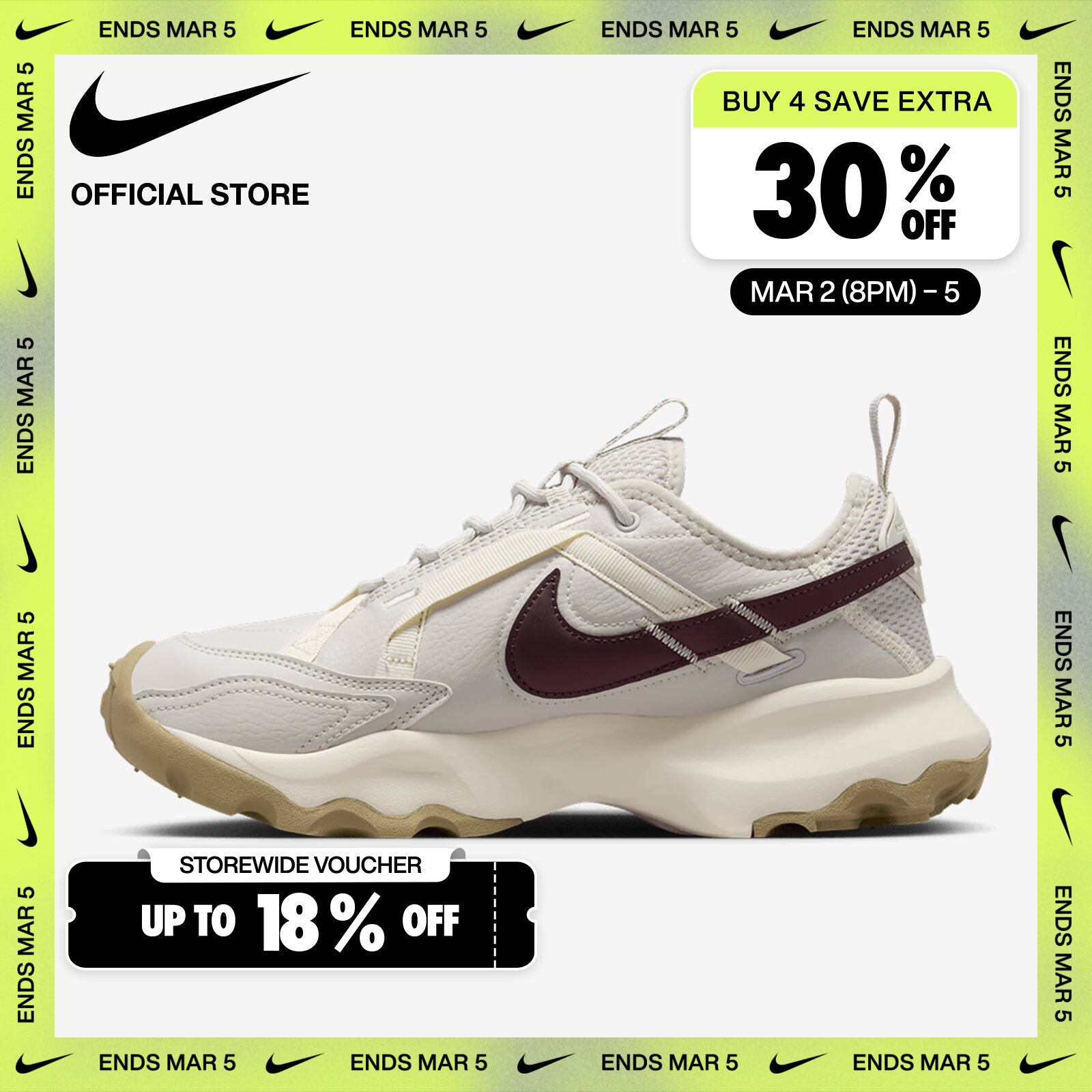 Nike Women's TC 7900 Shoes - Light Bone [DD9682-003] ราคา 4,800 บาท*ส่งฟรี