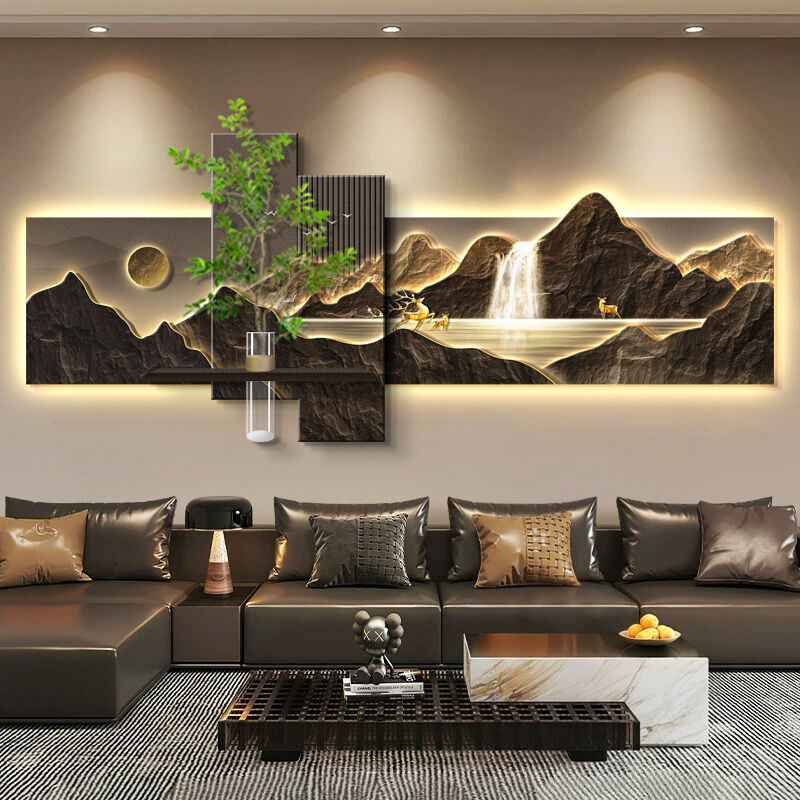 XIANGTUYIN | Luxurious Sofa Backdrop Decorative Painting Mounting ราคา 5,494 บาท*ส่งฟรี