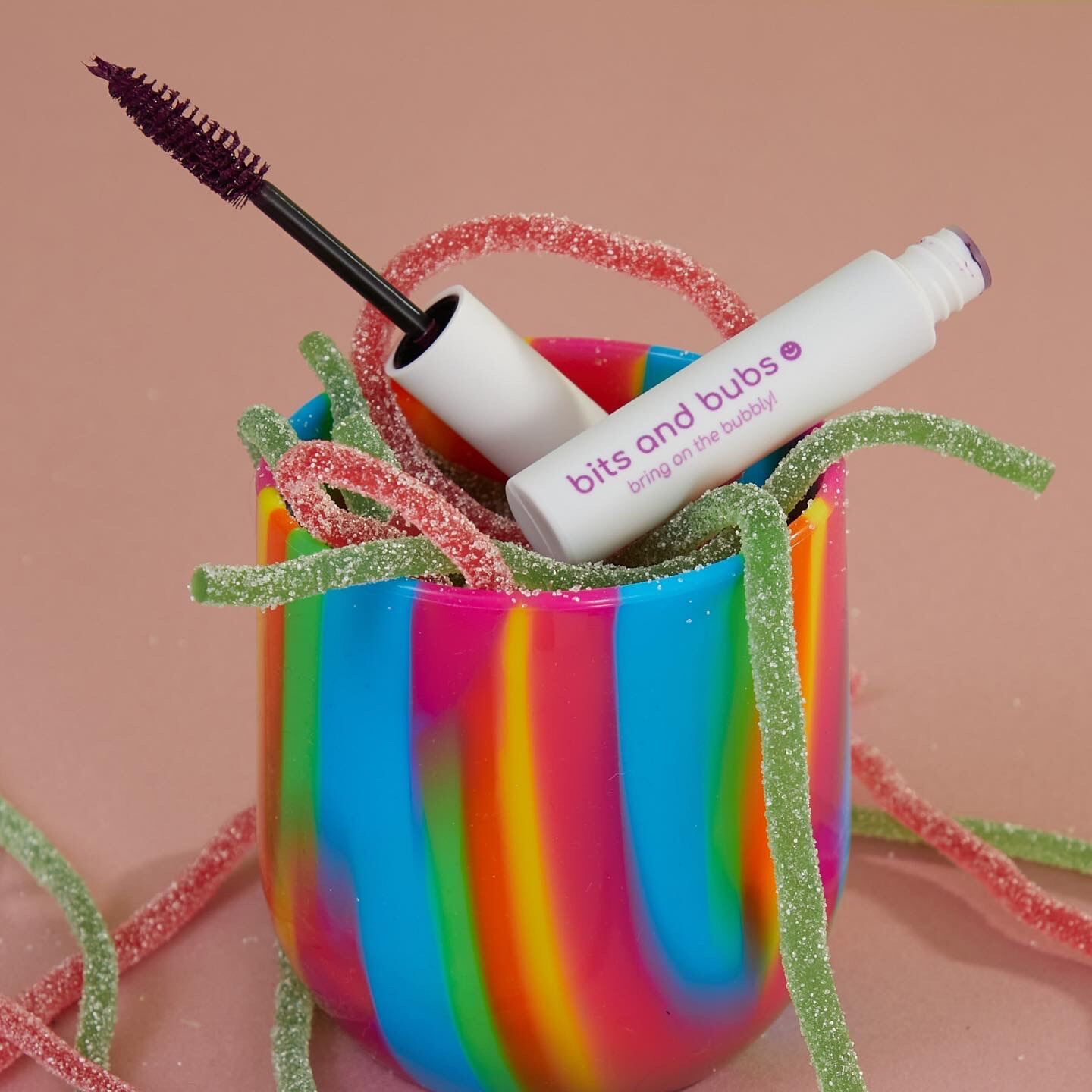 BITS AND BUBS SANGRIA PURPLE MASCARA / มาสคาร่าสีม่วงเข้ม Lazada.co.th