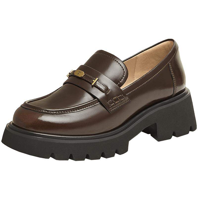 Teenmix | Thick Sole College English Vintage Loafer ราคา 3,767 บาท*ส่งฟรี