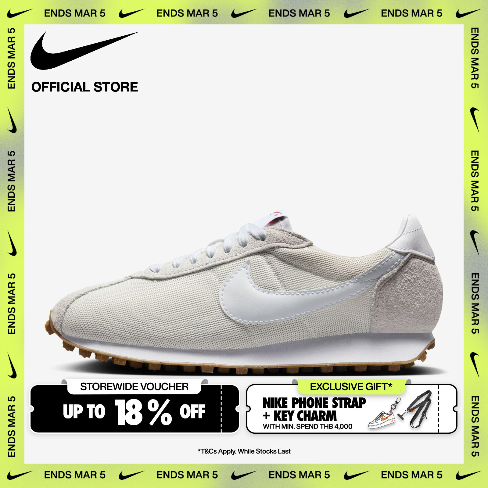 Nike Women's LD-1000 Shoes - Summit White [HF3227-101] ราคา 3,700 บาท*ส่งฟรี