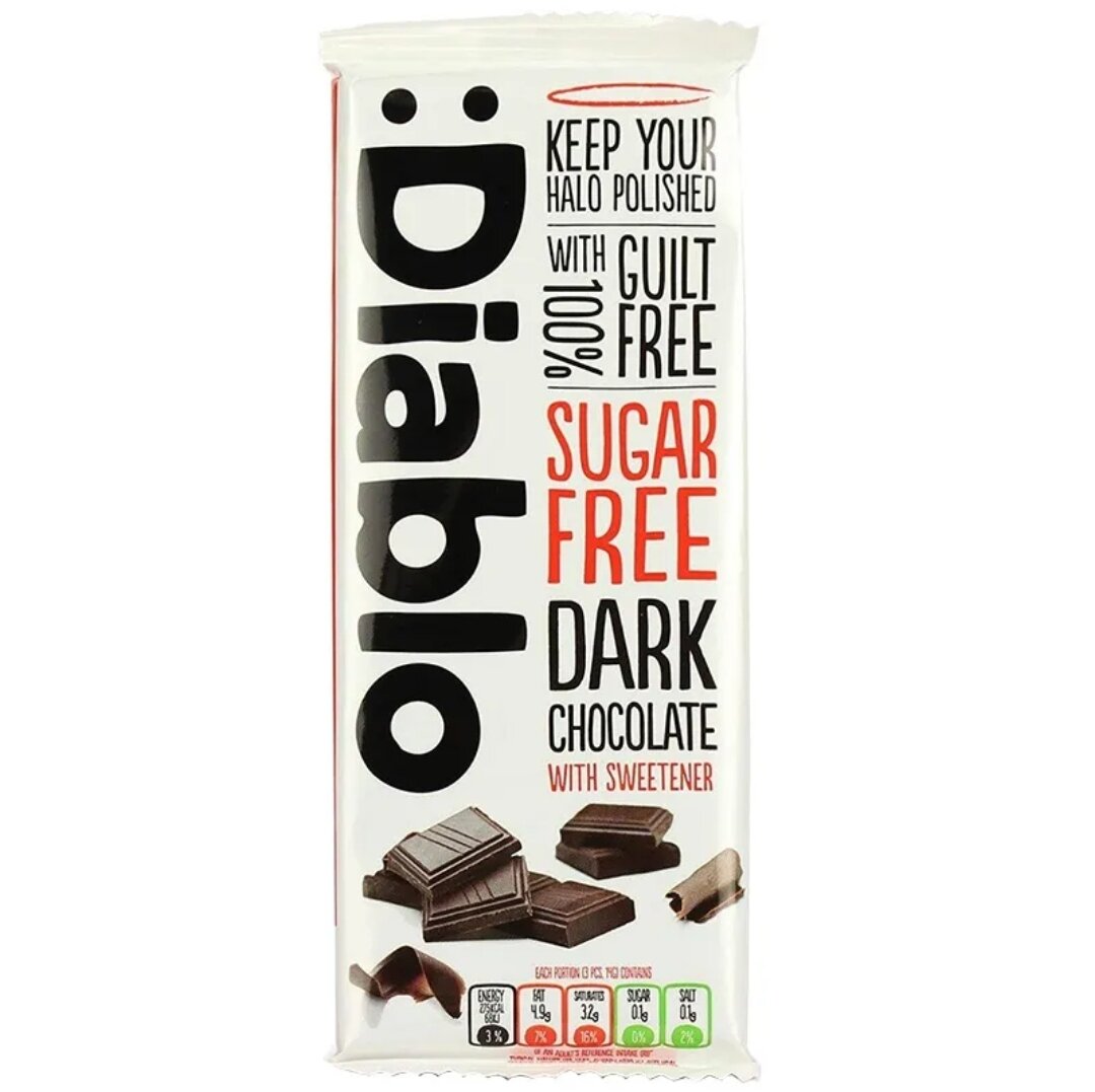 (Free shipping) Diablo Sugar Free Chocolate Chip Cookies 130g เดียโบล ...