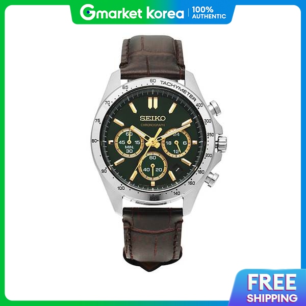 นาฬิกาข้อมือผู้ชาย Seiko Sbtr017 Spirit Chronograph Round Men's Leather ราคา 10,614 บาท*ส่งฟรี