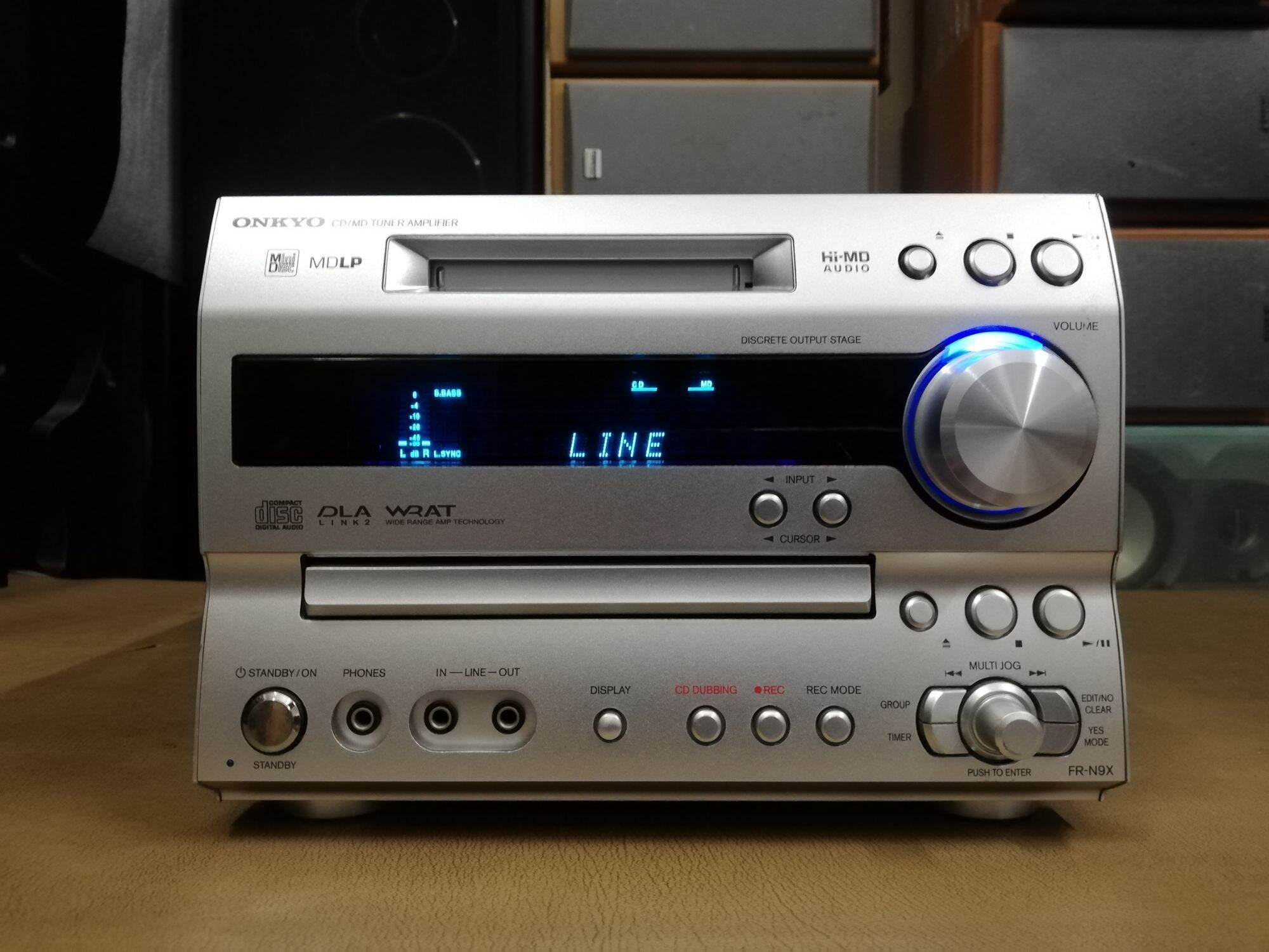 หัวเครื่องonkyo FR-N9X madein Japan จากตู่ยี่ปุนมือ2ใช้งานเป็นแอม