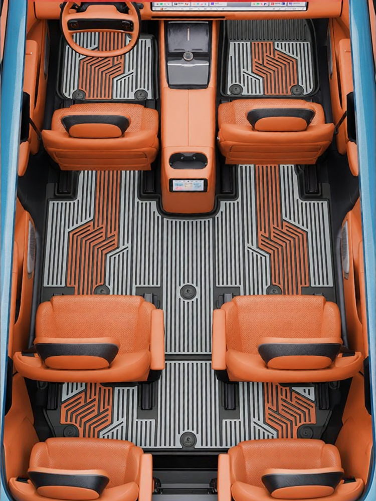 HELLOLEIBOO | Colorful TPE Car Floor Mat Custom Fit ราคา 5,955 บาท*ส่งฟรี