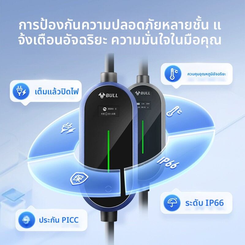 Bull | Portable Car Charger 3.5KW ราคา 3,931 บาท*ส่งฟรี