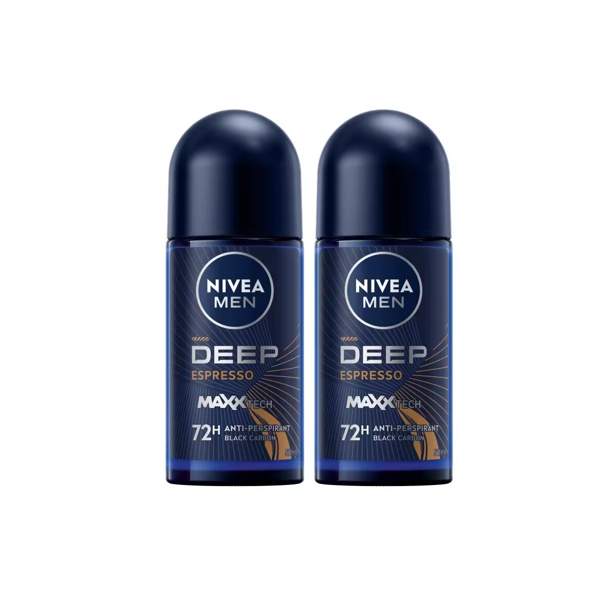 Nivea Men Deep Espresso Roll-On 50 Ml. 2 Pieces Nivea ราคา 179 บาท*ส่งฟรี
