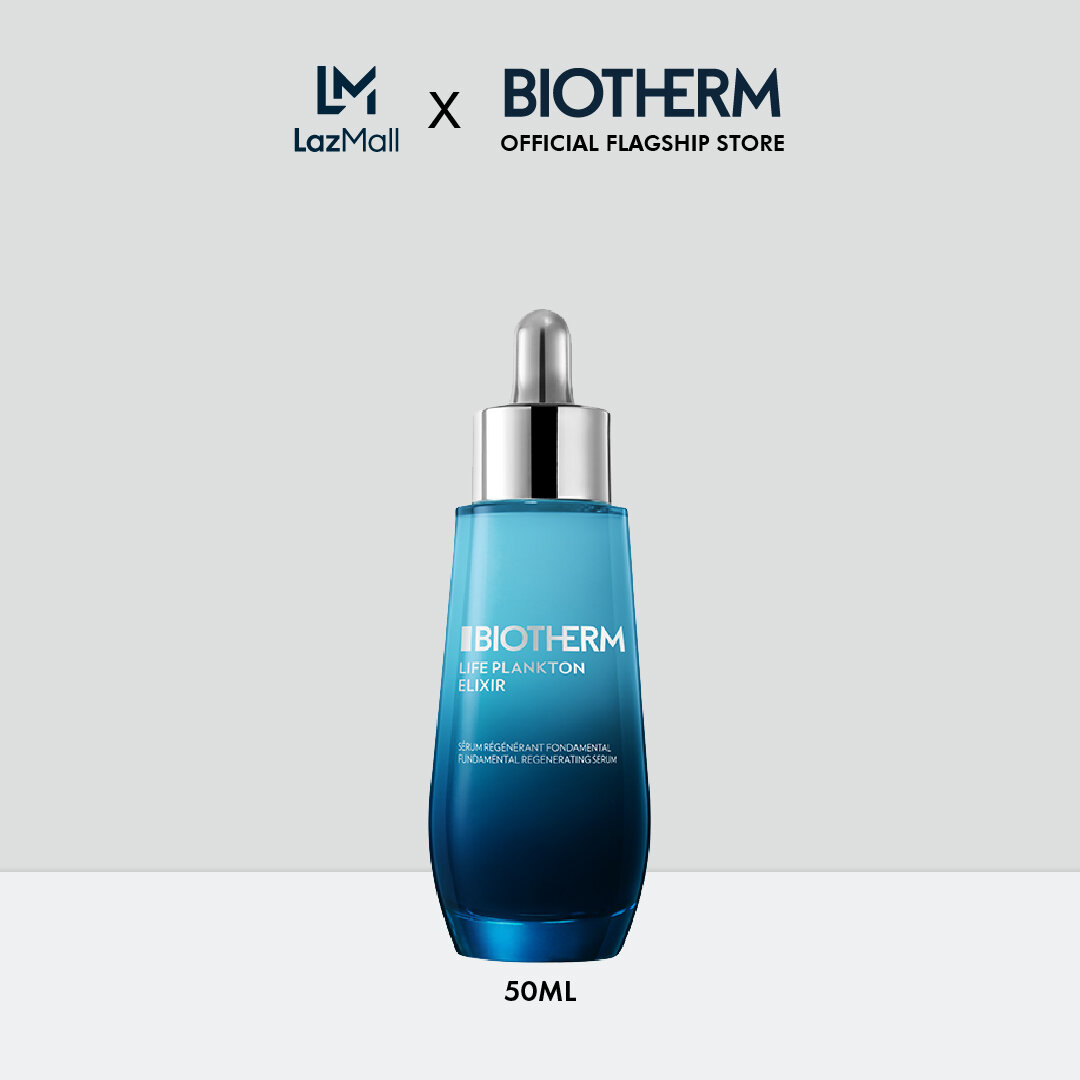 BIOTHERM Life Plankton™ Elixir Serum 50ml ไบโอเธิร์ม ไลฟ์ แพลงตอน เซรั่ม เพื่อผิวอ่อนเยาว์ ชุ่มชื้น (เซรั่ม สกินแคร์ แพลงตอน) ราคา 3,600 บาท*ส่งฟรี
