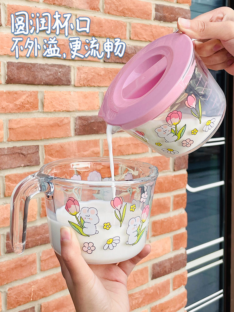 แก้วตวง ถ้วยตวง แก้วตวงกาแฟ แก้ว oz เหยือกตวง ทำจากแก้วอย่างหนา ถ้วยตวงแก้ว ทนความร้อนสูง ทนทาน สามารถเข้าไมโครเวฟ ราคา 90 บาท*ส่งฟรี