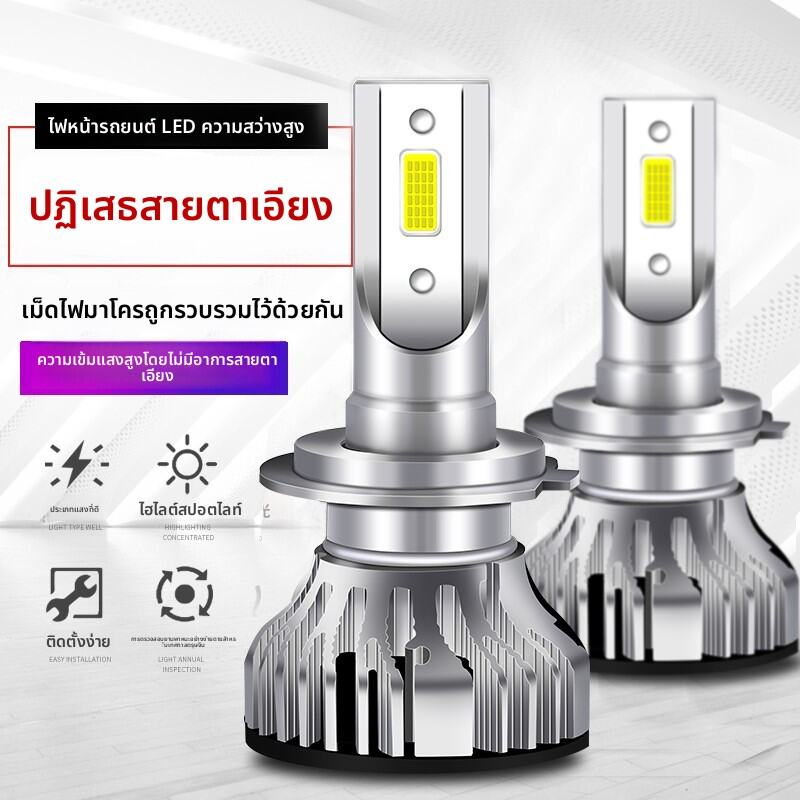 MENGDAO | LED Headlights Upgrade Kit for Nissan NV200 2010-2018 Laser Lens Bulbs ราคา 236 บาท*ส่งฟรี