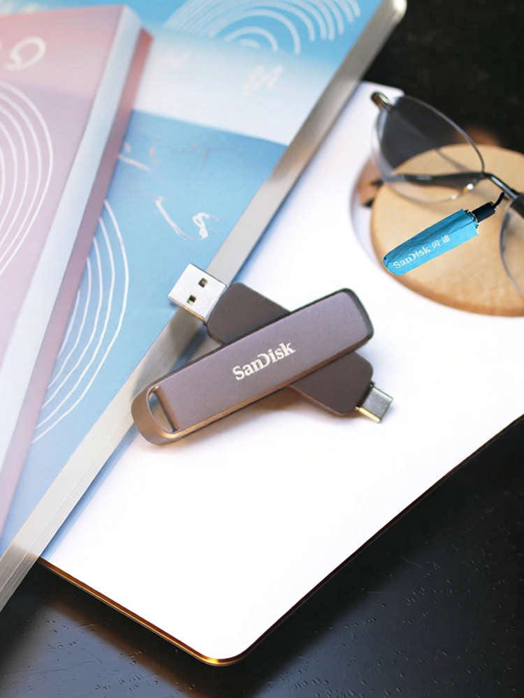 แฟลชไดร์ฟ USB Flash Drive Sandisk แฟลชไดรฟ์ USB อินเทอร์เฟซคู่ความเร็วสูง Type-C ของ ราคา 16,396 บาท*ส่งฟรี
