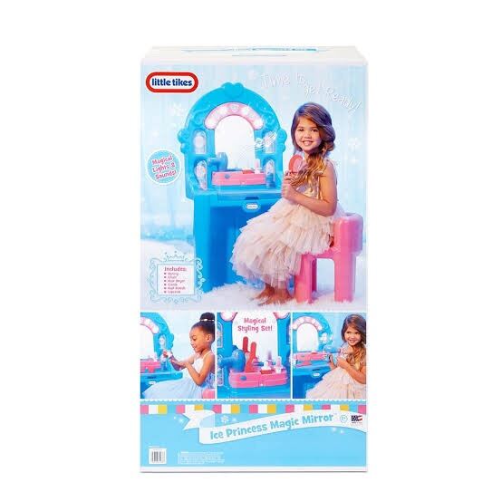 พร้อมส่ง Little Tikes Ice Princess Magic Mirror - Roleplay Vanity with Lights Sounds & Pretend ...