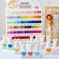 สีเจล Macaron (SANSU Korea) 58 สี แถมชาร์จสี แถมเบส ท็อป สีสวย ติดทนนาน