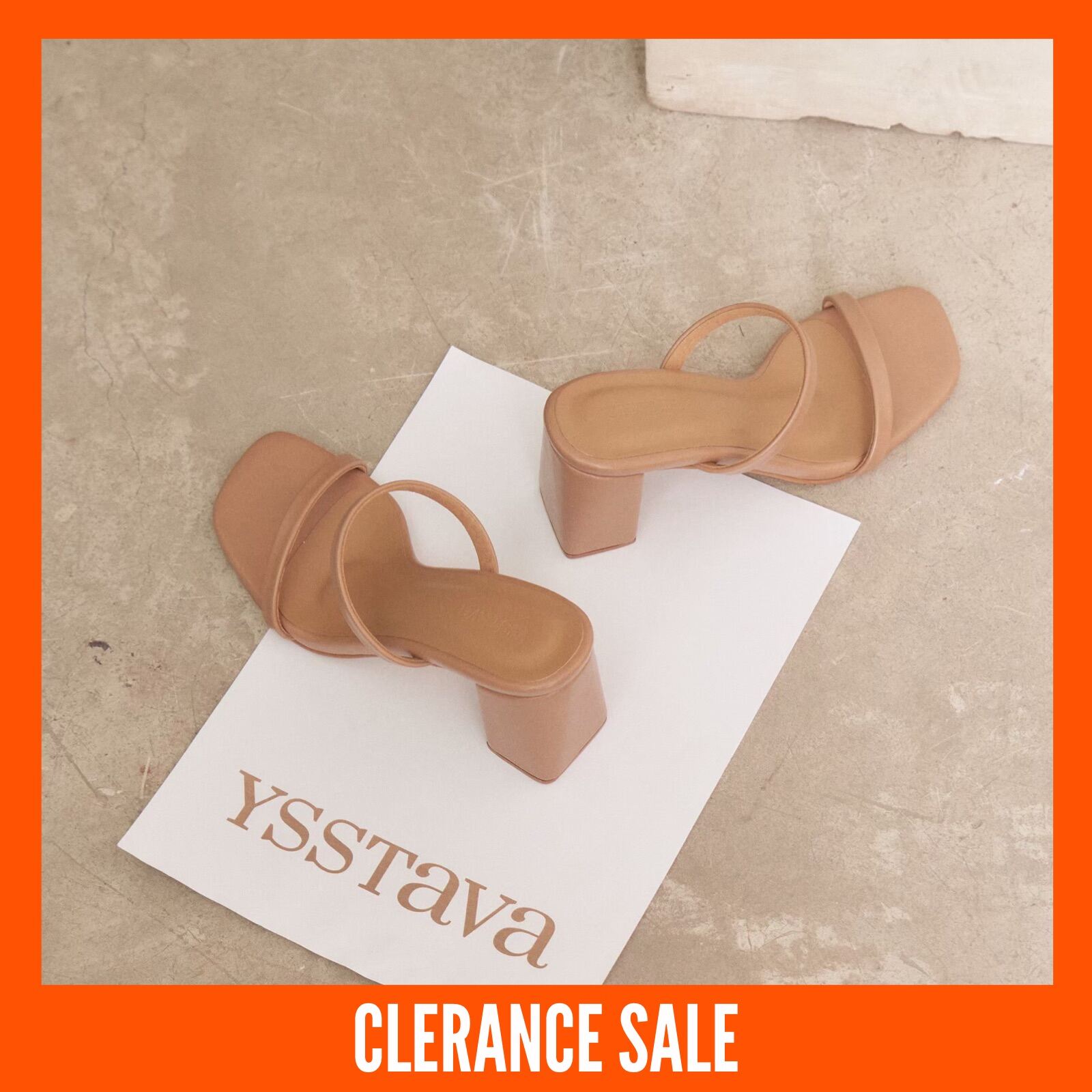 (CLEARANCE) Ava - Classic double strap block heels in NUDE รองเท้าส้นสูงรุ่นคลาสสิคนุ่มสบาย ซับหนัง Microfiber นำเข้าพิเศษ (หน้าเท้ากว้างเกิน 8.5 cm ต้องบวก 1 ไซส์)