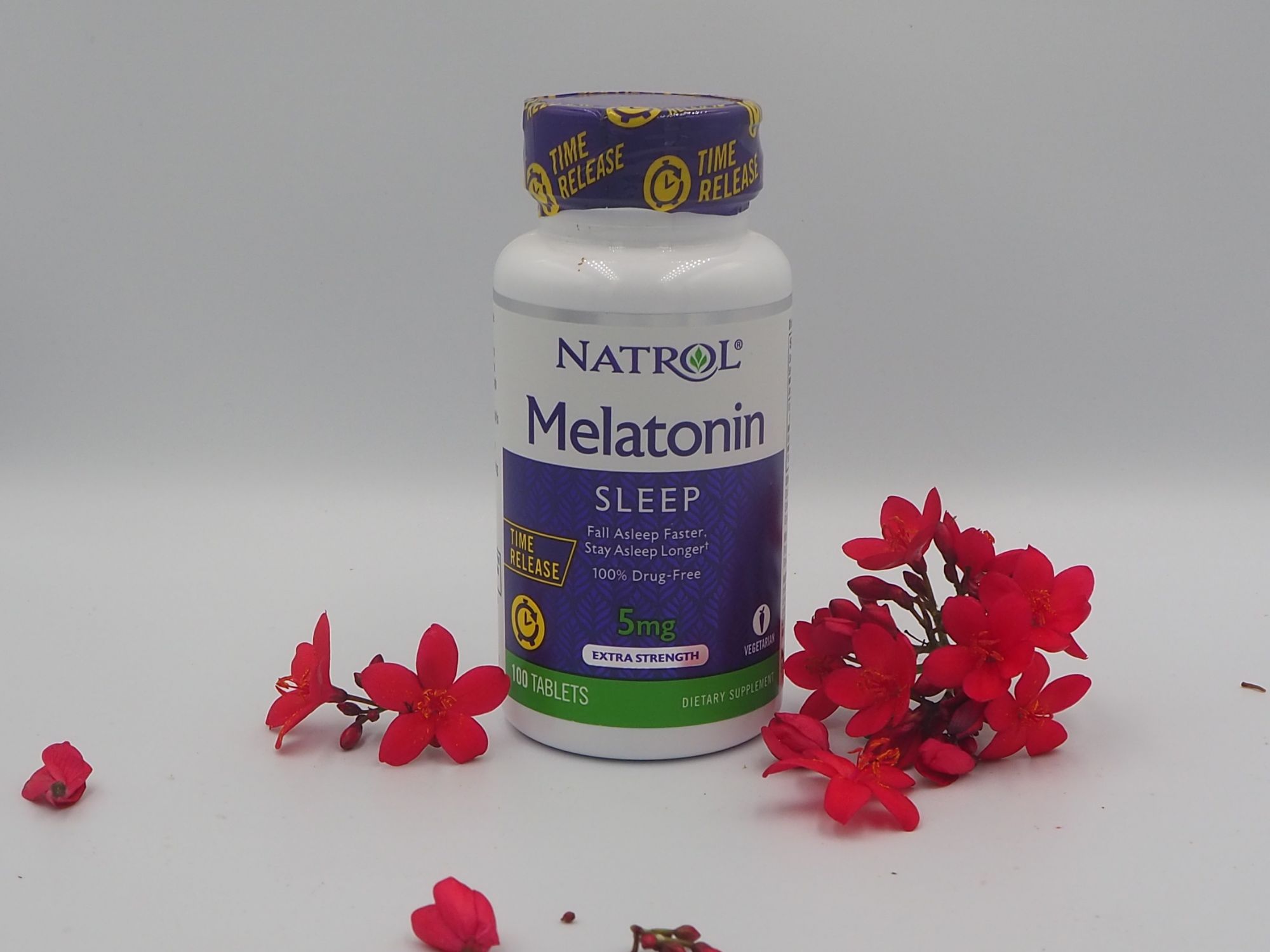 Melatonin 5 mg เมลาโทนิน เม็ดกลืน 100 เม็ด